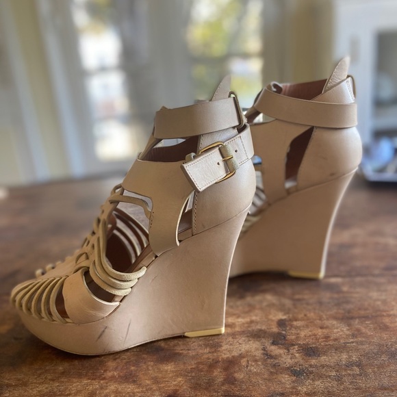 Givenchy Caged Wedge Ankle Strap open Toe Bootie - Picture 6 of 8